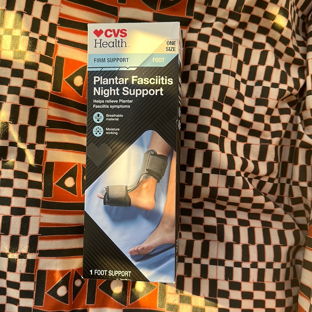 Firm support foot plantar fasciitis night support one size brand new in box